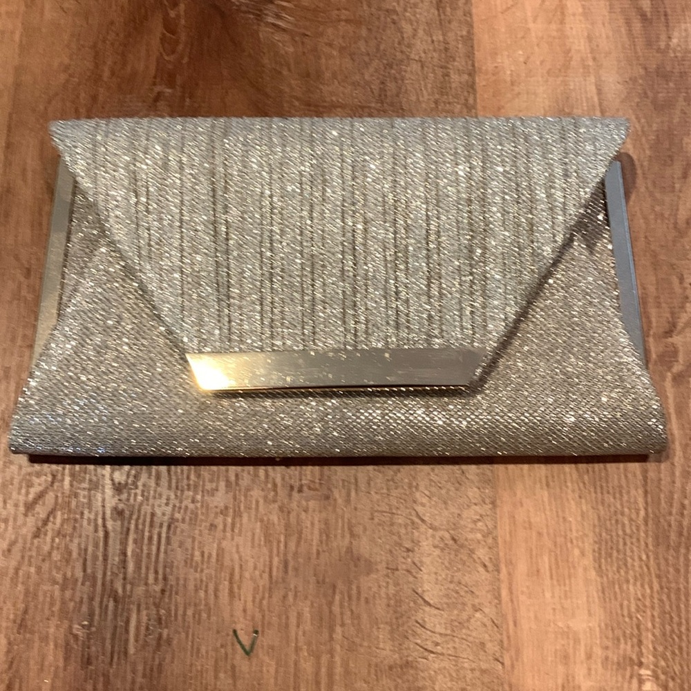 Gold Glitter Clutch
